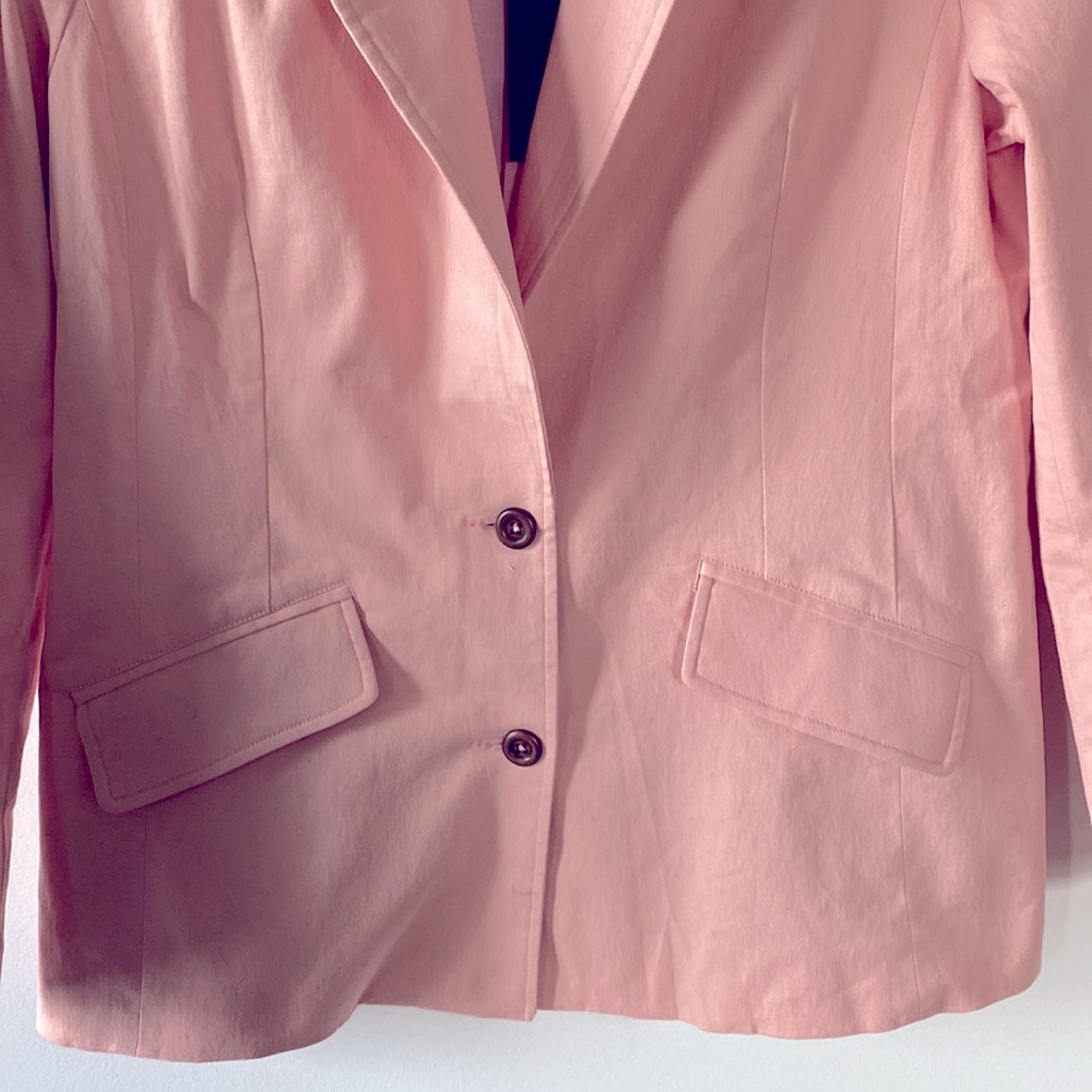 Kendall+Kylie Pink cotton blend Blazer NWT medium